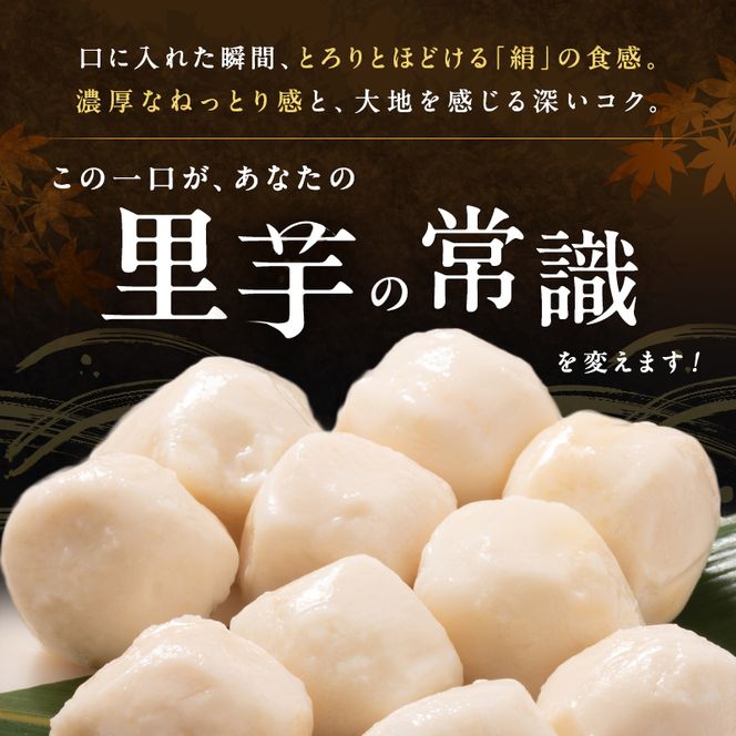 里芋 冷凍 小分け 絹里芋 220g 3パック 兵庫県産 野菜 根菜 粘り 一口サイズ 皮むき おつまみ 時短 おでん 煮物 おせち 味噌汁 冷凍野菜 栽培期間中農薬不使用 冷凍配送 取り寄せ 国産 さといも 個包装