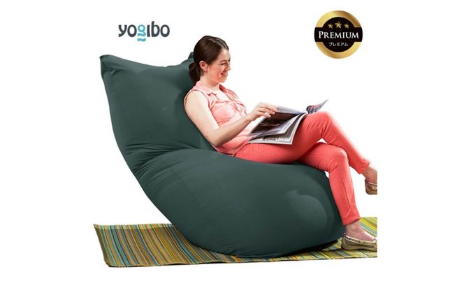 Yogibo Zoola Max Premium（ヨギボー ズーラ マックス プレミアム）＜オフブラック＞【ビーズクッション ビーズ 座椅子 椅子 クッション ビーズソファー ビーズソファ 新生活 プレゼント インテリア 家具 ベッド ゲーム】-[G791-12]
