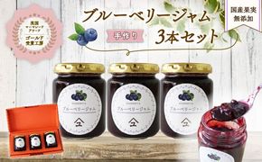 ブルーベリー ジャム 3本 詰め合わせ 無添加 英国 マーマレード アワード 受賞 工房 国産 フルーツ ブルーベリージャム やまゆ スイーツ ギフト 贈り物 季節 静岡県 藤枝市 トースト パン 朝食 朝ご飯