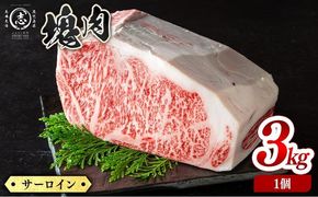 塊肉シリーズ サーロイン 計3kg(3kg×1個) wb84-001