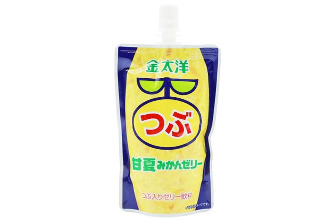 AJ237 金太洋 つぶ甘夏みかんゼリー 150g パウチ 24本 [ ゼリー 甘夏 みかん ミカン オレンジ みかんゼリー ミカンゼリー 飲むゼリー つぶつぶ つぶつぶみかん つぶオレンジみかん 果実 パウチ 金太洋 長崎 長崎県 島原市 ]