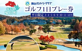 鳩山カントリークラブ 1日プレー券 平日利用 限定 ゴルフ ゴルフ場 カントリークラブ 体験 プレー チャンピオンコース スポーツ 初心者 上級者 コース チケット 送料無料 埼玉県 鳩山町