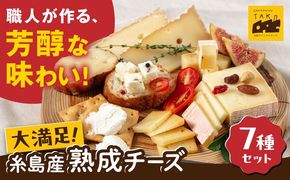 糸島産 生乳 100％ 使用 手作り チーズ 充実 7種 セット 糸島市 / 糸島ナチュラルチーズ製造所TAK-タック-[AYC004]
