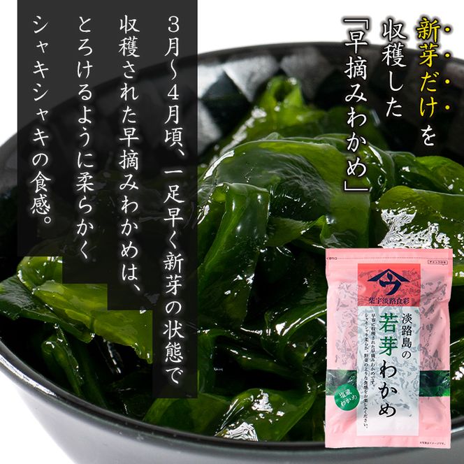 淡路島産 わかめセット（茎、塩蔵、乾燥）各1袋