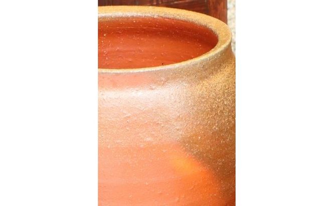 【東児の花窯】備前焼　花器　傘立て 民芸品 工芸品 インテリア 焼き物 