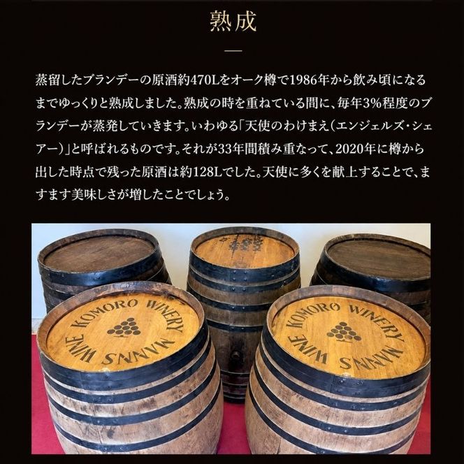 ソラリス ブランデー 龍眼 1989 700ml×1本 マンズワイン ご当地 取り寄せ お酒 アルコール 長野県 小諸市