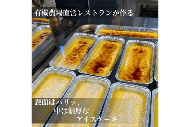 有機野菜・有機果実を使用したクレームブリュレ2種セット(有機苺・有機薩摩芋)　BR00073