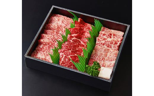 【定期便】近江牛定期便　焼肉/すき焼きしゃぶ/サイコロステーキ　全３回【FO53W】（国産牛　和牛　ブランド牛　ブランド和牛　黒毛和牛　牛肉　肉　高級　人気　おすすめ　神戸牛　松阪牛 に並ぶ 日本三大和牛 近江牛）