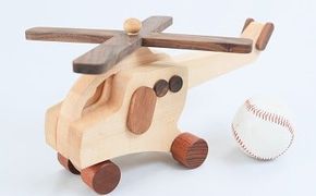 日本製!!｢優しい木の玩具 ヘリコプター｣ 1個  G-238