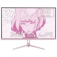 210-3386　Pixio ゲーミングモニター 27インチ FHD 240Hz Fast IPS ピンク PX279WAVEK【 神奈川県 小田原市 】