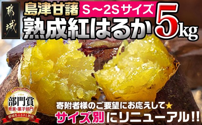 島津甘藷　熟成紅はるか 5kg(S～2S)_LE-A701-m