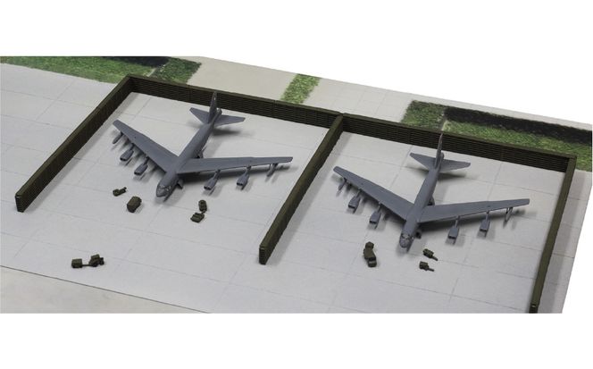 【SPS37】 1/700 アメリカ空軍アンダーセン基地（グアム・2000年代） 【kw0168-0039】