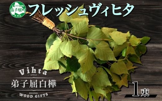 1510. フレッシュ 白樺 ヴィヒタ 1束 北海道 白樺 ヴィヒタ アロマ ウィスク インテリア サウナグッズ サウナ テントサウナ 北海道 弟子屈町
