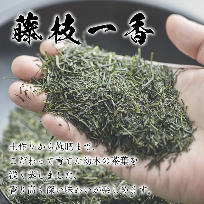 藤枝一香 桐箱入りギフトセット 40g ( 8g × 5袋 ) お茶 茶葉 緑茶 浅蒸し 静岡茶 日本茶 贈答 プレゼント 静岡県産 静岡県 藤枝市