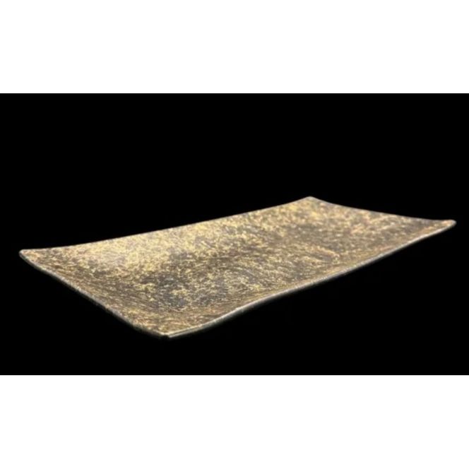 波レクタングルプレート  乱糸（マット仕上げ）漆黒［NF105］ 303446_CU90048VC05