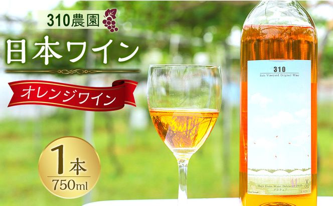 ３１０農園・日本ワイン（デラウエア/オレンジワイン）750ml 313726_CA003