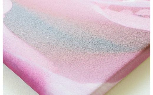 050F006 レザーフォトパネル 60cm×60cm【写真パネル オーダー 合成皮革製 手作業 インテリア】