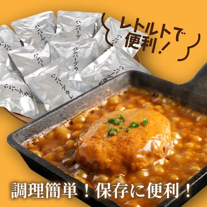 レトルト ハンバーグカレー 9パック K16_0042_2