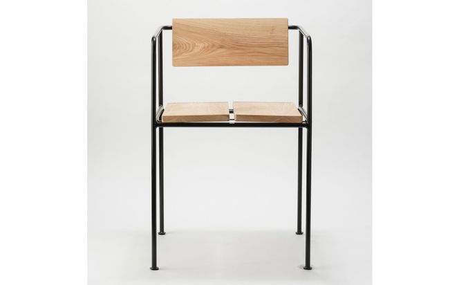 マキヅ家具 槙塚鉄工所 Mashikaku Chair 372013_GL068
