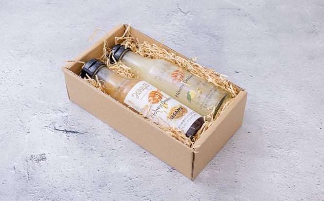 はちみつゆず生姜・胡麻ドレッシングセット ｜ ドレッシング 柚子 胡麻 調味料 贈答 ギフト セット