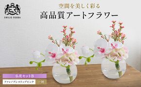 エミリオロバ　仏花セットB　ファレノプシスリップピンクS 2個セット