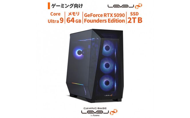 パソコン工房 4年間物損保証 ミドルタワーゲーミングPC Core Ultra 9/5090 Founders Edition/No.413 322032_EE163