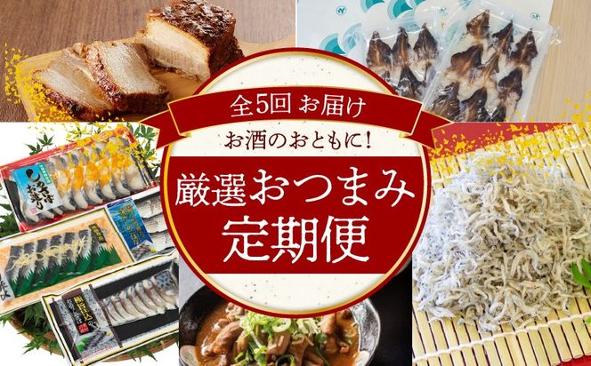 【全5回】お酒のおともに！厳選 おつまみの定期便　H028-083