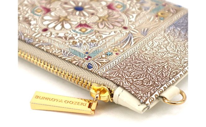 【文庫屋大関】すっきりカードケース　夢幻のタピ【皮革工芸品】 ファッション小物 雑貨 フラグメントケース 小銭入れ付き 収納 スマート 日本製 