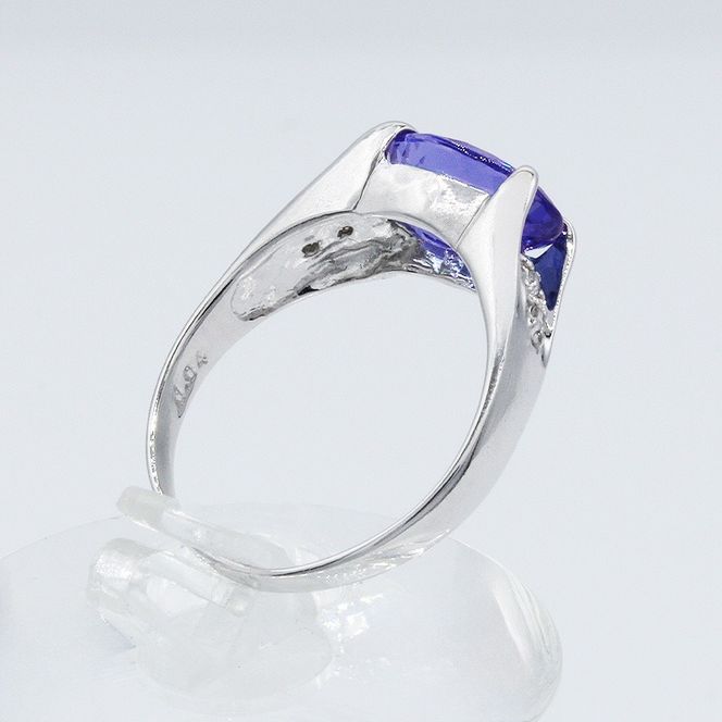 タンザナイト リング 2.0ct Ag900[Pt100] （161195-t） (BR-103)