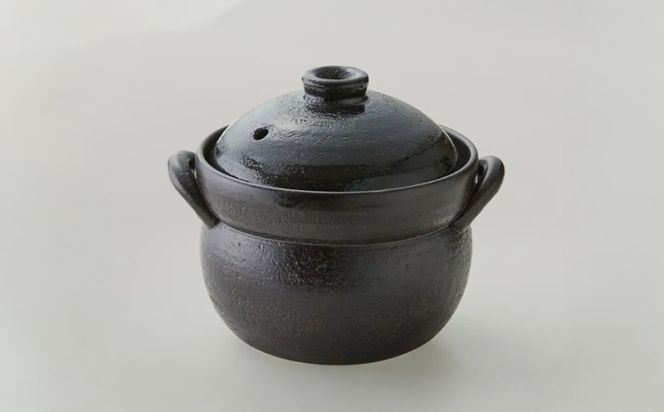 【萬古焼（ばんこやき）】ご飯鍋 ４合 （直火専用）