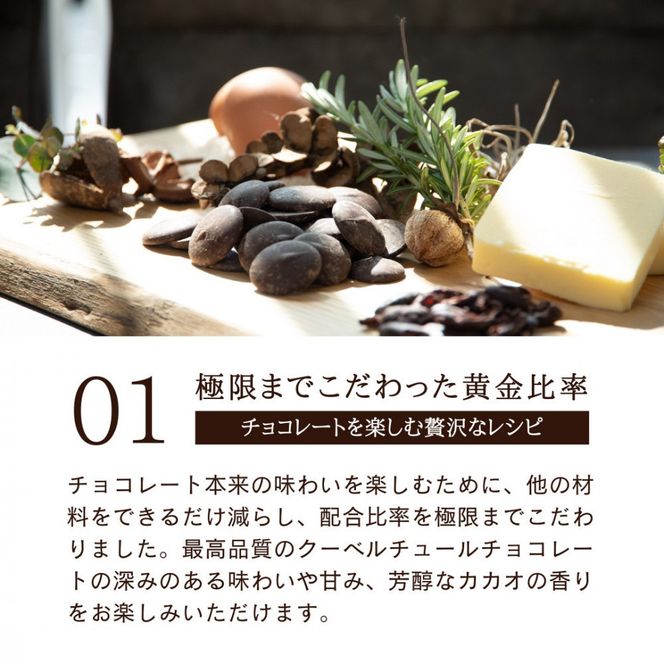 極上の口溶け。幸せの生ガトーショコラ 200g 【 濃厚  極上スイーツ グルテンフリー チョコ ショコラテリーヌ 高品質クーベルチュールチョコレート使用 一流シェフ 神奈川県 小田原市 】 142069_DW018