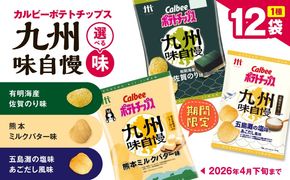 ＜選べる！＞カルビーポテトチップス 九州味自慢　K194-003
