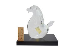 【期間限定】干支 午 白 SE-073【粋工房】_HA1875