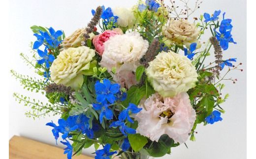 【6回定期便】”松竹梅の松セット”届いたら、いつもの花瓶に入れるだけ！ 簡単管理 の おしゃれ ブーケ ♪初回 花瓶 付き、毎回延命剤付き！！ 生花 花 花束