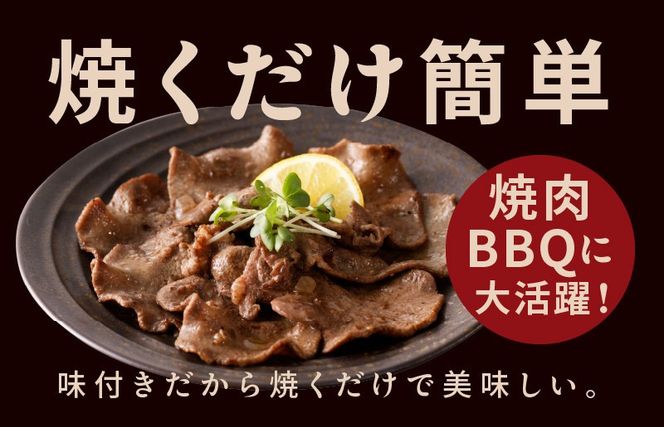 099Z458 【定期便】ねぎ塩 牛たん 500g 全6回【毎月配送コース 牛タン 牛肉 焼肉用 薄切り 訳あり サイズ不揃い】