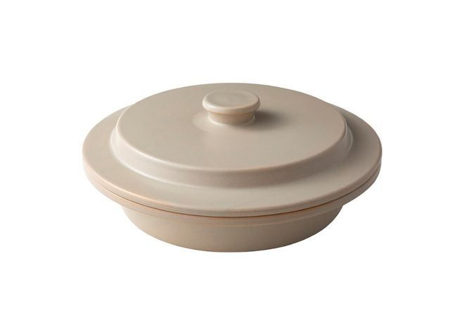 陶器製土鍋 ベージュ