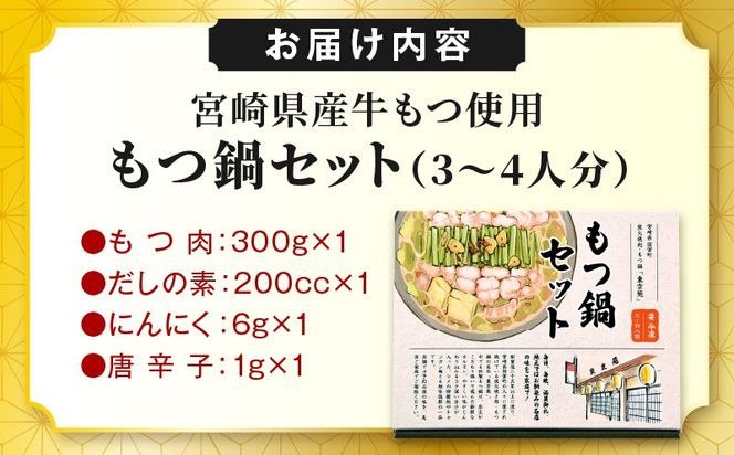 もつ鍋セット（3～4人分）