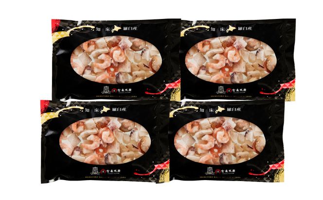 羅臼産のタコ、イカをふんだんに使ったシーフードミックス　2kg 016942_AM091