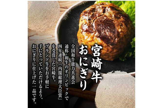 ＜2週間以内発送！＞ 宮崎牛 おにぎり (計4.2kg・120g×35P) 牛肉 ブランド牛 お弁当 レンジアップ 小分け 湯煎 個包装 おつまみ レトルト 常温 保存 ご当地 簡単調理【AP-80】【株式会社 日向屋】