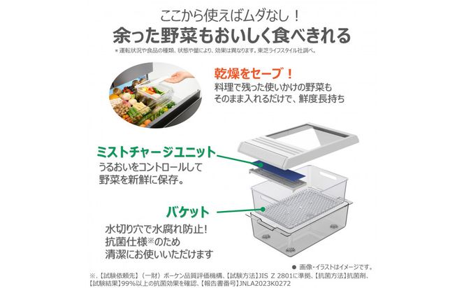 東芝　冷蔵庫【標準設置費込み】　543L　6ドア　両開き　冷凍冷蔵庫　GR-Y540XFS(TW) 141305_KV113