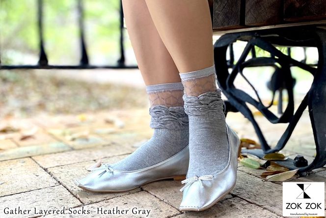 上質感を足にまとうラグジュアリーソックス ZOKZOK 3足セット (シルバー系) /// 靴下 くつした くつ下 ソックス 足元 ラグジュアリー 婦人 レディース 女性  セット 母の日 ファッション おしゃれ 日本製 奈良県 広陵町