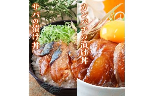 高知 海鮮漬け丼の素（7種×各2P）セット 鯛 鮪 鰤 カンパチ サバ 鰹たたき イカ いか 天然 漬け 丼 素 海鮮 醤油漬け  海鮮丼  冷凍 【企業組合　宇佐もん工房】 [BQAB023]