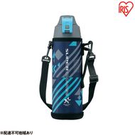 水筒 キッズ 1L 直飲み 真空断熱ダイレクトボトル DBR-1000 ネイビー アイリスオーヤマ 1リットル 子供 マグボトル おしゃれ 軽量 保冷 運動会 部活 スポーツ
