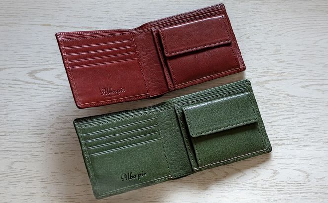 豊岡財布　AW0404二つ折りウォレット（ブラック）