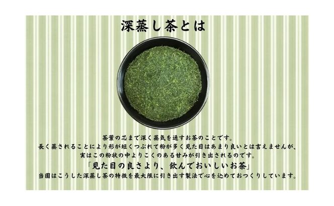 旬の深蒸し新茶飲みくらべ