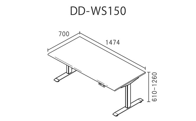 WORKSTUDIO 電動昇降デスク DD-WS150MRW バルバーニ リモートワーク 在宅 テレワーク パソコンデスク 電動 昇降 OKIN ワークデスク 収納 書斎 静岡