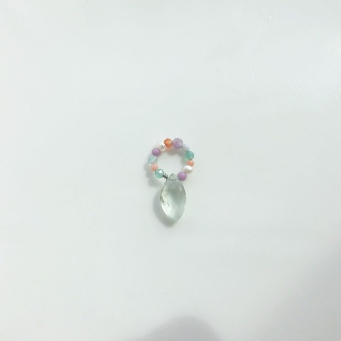 baby ring top ペンダントトップ 1個 グリーンアメジスト1 天然石 アクセサリー [Q] handmadejewely 【 シンプル 可愛い ハンドメイド ジュエリー 手作り 職人 上品 大人な雰囲気 ギフト プレゼント ラッピング 結婚式 普段使い 北海道 幕別 】