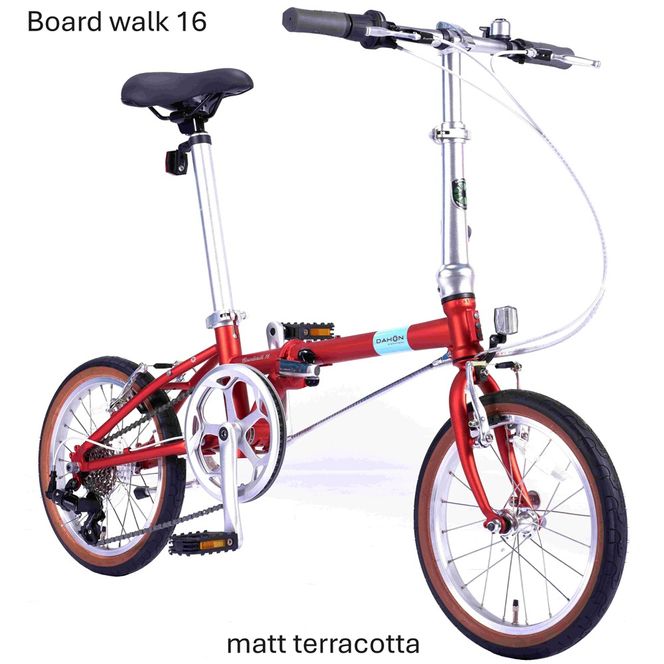 DAHON Int Folding Bike Board walk 16　Matt Terracotta【四日市市 で人気の返礼品 武田産業 折り畳み自転車 自転車 折りたたみ自転車 折りたたみ式自転車 三重県 四日市市ふるさと納税】