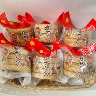 昔ながらの沖縄の味 塩せんべい 4枚入 (6袋セット) お菓子 ご当地 煎餅 せんべい お取り寄せ 沖縄市 / 沖縄市観光物産センター夢プラザおきなわ[BCBE005]