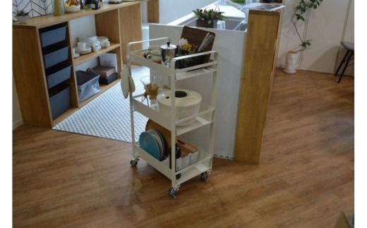 ストレージワゴンLarge ホワイト(WH) SWL-WH